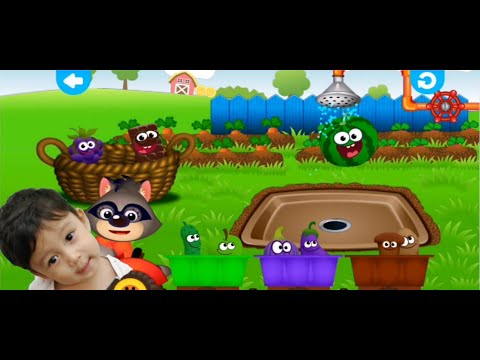 Belajar Nama Buah Dan Sayuran In Inggris Bersama Fateh GameVlog #2 | Learn Fruit and Color For Kids