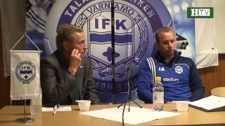 HTV: Presskonferensen efter IFK Värnamo - Hammarby