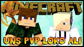 Uns PVP loko ali! - Survival Games Ft. Moonkase (Minecraft Mini-Games)