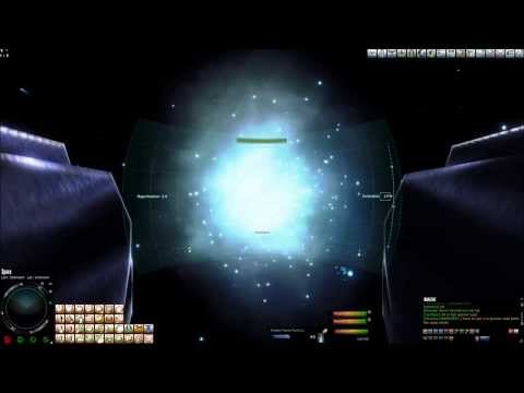 Entropia Universe: Warp Drive Gunner View