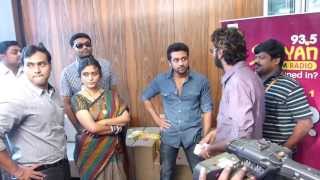 Actor Surya Surprised At the Welcome At Suryan FM 93.5 Studios During Interview for Singam 2