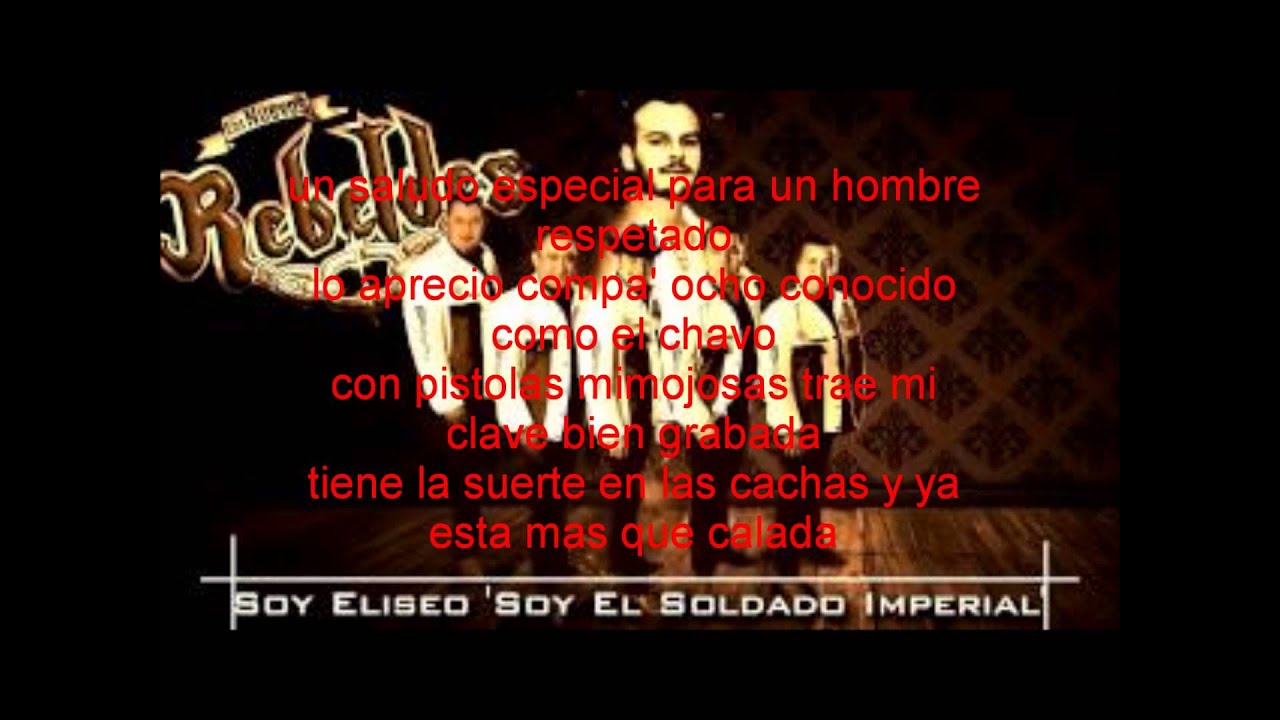 LETRA LOS REBELDES letra los rebeldes:
