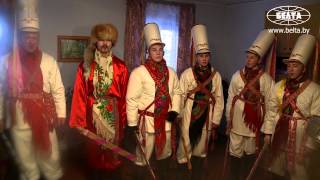 Колядный обряд "Цари" прошел в деревне Семежево