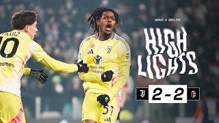 HIGHLIGHTS SERIE A | Juventus 2-2 Bologna | Koopmeiners & Mbangula Goals | Matchday 15