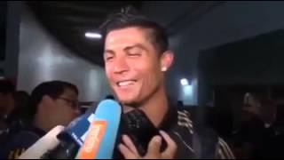 Ronaldo redet über messi :D