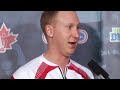 Draw 11 Media Scrum - 2013 Ford World Men's Curling Championship