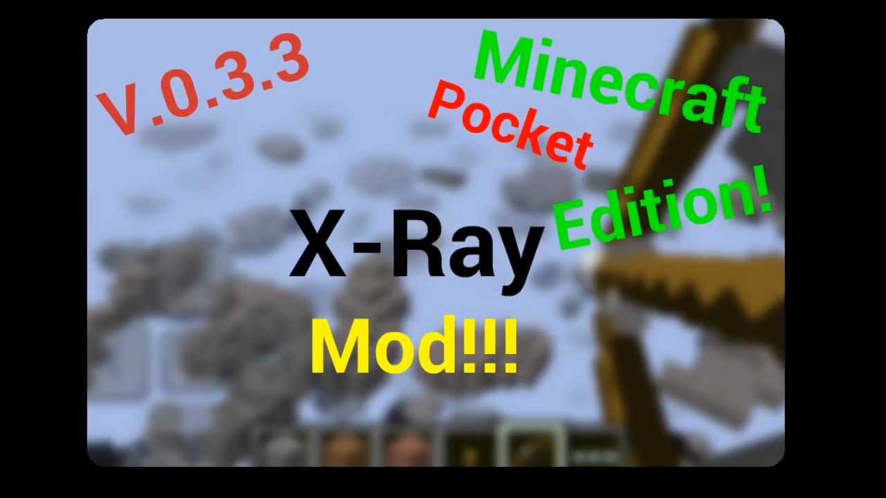 minecraft pe xray mod download ios