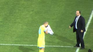 Napoli-Milan 3-1 08-02-2014 Gol Inler Live in HD dalla Curva B