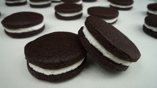 Schoko-Vanille-Doppelkekse (Sandwich Cookies)