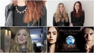 The Mortal Instruments Lily Colins make-up tutorial + outfits