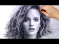 Hermione / Emma Watson Charcoal Drawing - Theportraitart 