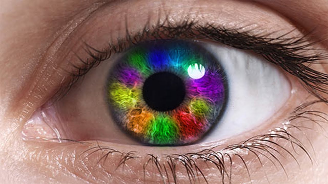 eyes change eye colors rainbow photoshop create changing