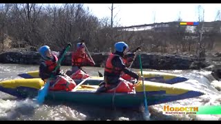 Спортсмены-водники открыли сезон под деревней Ургун