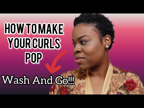 Wash, Style and Go TWA using Eco Styler Gel - SimplYounique - YouTube
