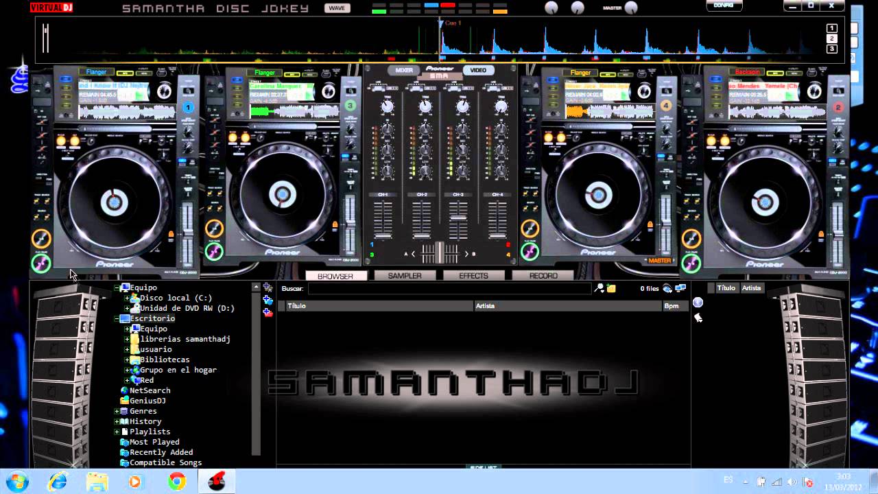 Virtual Dj En accion - samanthadj Monterrey Mexico. - YouTube