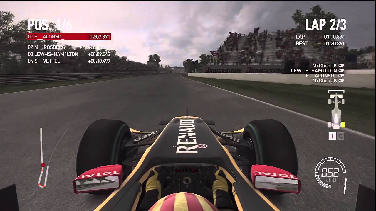 F1 2010 PS3 - F1 driver gets crushed to death - YouTube