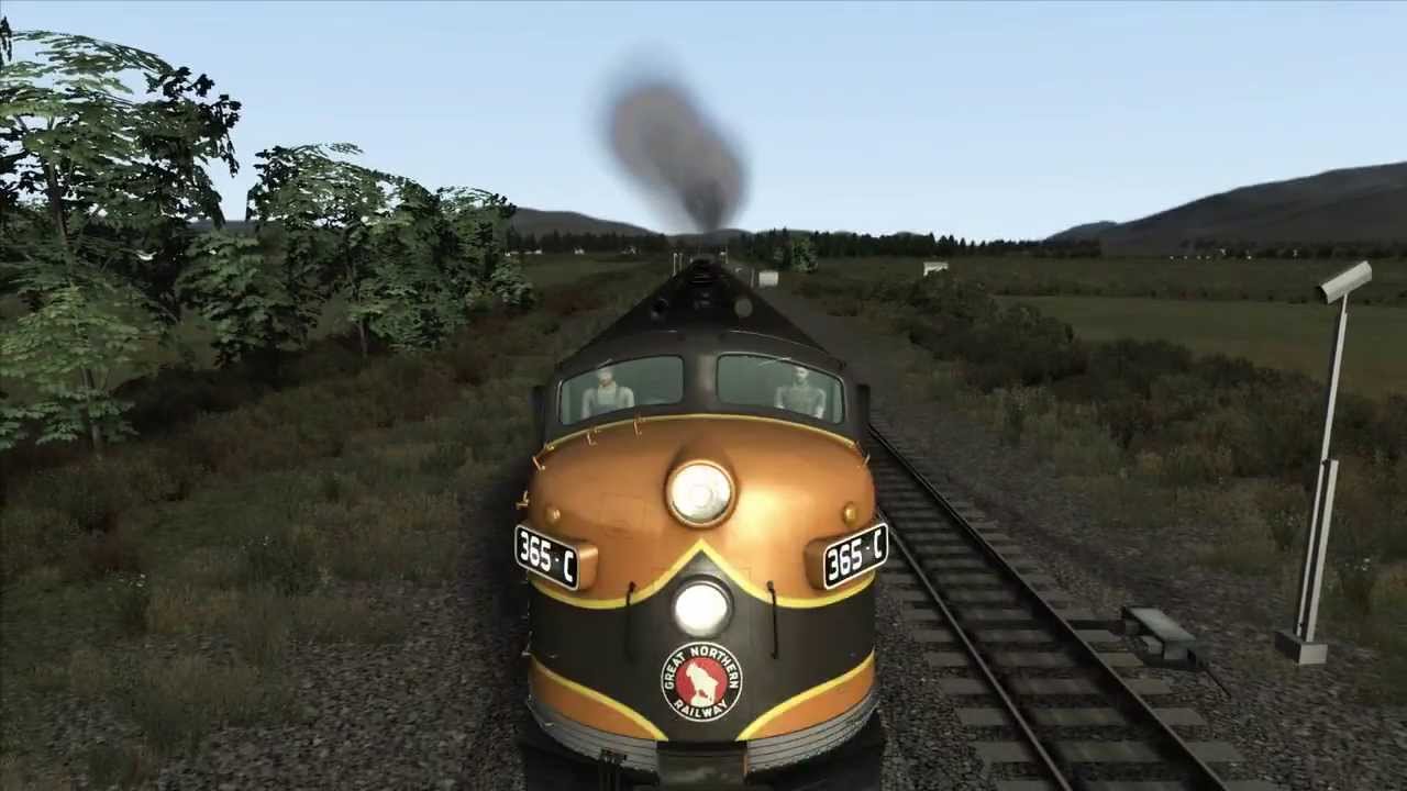 Train Simulator 2013 - EMD F7 Great Northern - YouTube