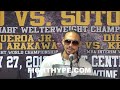 KEITH THURMAN SAYS HE'S ON MAYWEATHER'S RADAR; WELCOMES SHOWDOWN WITH ADRIEN BRONER