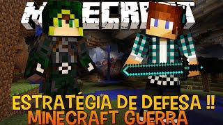 Minecraft Guerra 5  Estratégia de Defesa e Espada Nova !! - Ep.4