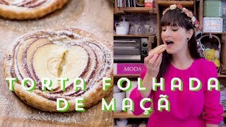 Torta Folhada de Maçã #ICKFD