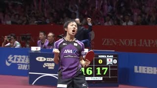 世界卓球2014 男子決勝トーナメント準決勝「日本vs ドイツ」