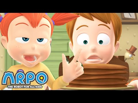 Joey's Pancakes - Arpo the Robot | Funny Cartoons for Kids | Kids Series | Animation