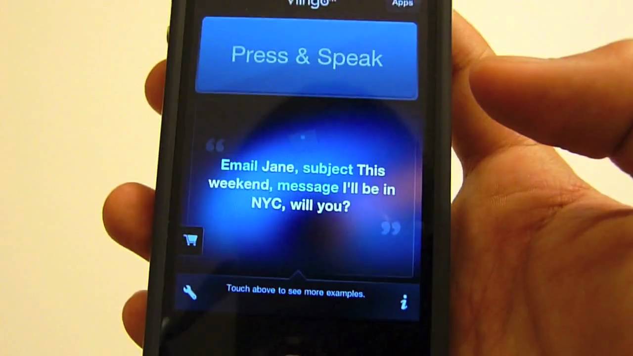 Vlingo for iPhone App Review - YouTube