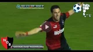 Gol de Rodríguez. Racing 0 - Newell´s 1. Fecha 8. Torneo Inicial 2013. Fútbol Para Todos