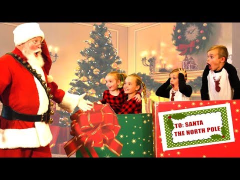 We Snuck Into Santa’s Christmas Toy Bag and Went to the North Pole!