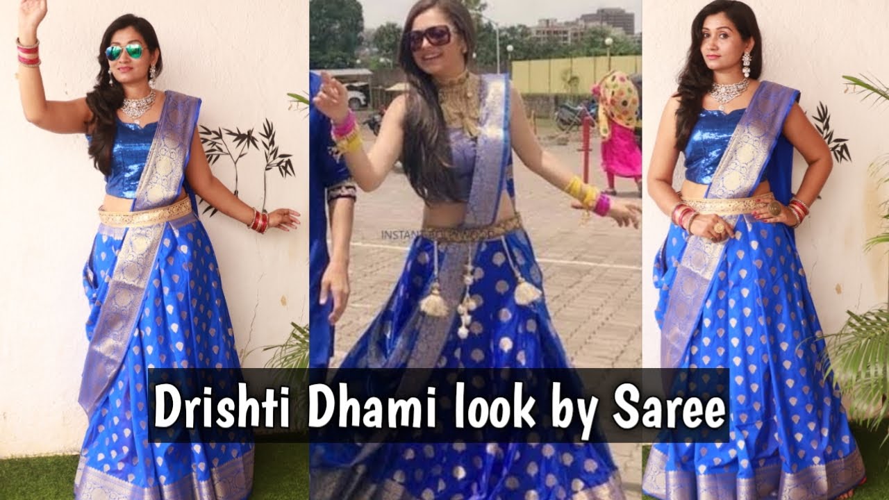 How To Stitch Lehenga Style Saree