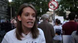 Night Vigil during Dáil abortion vote - July 2013