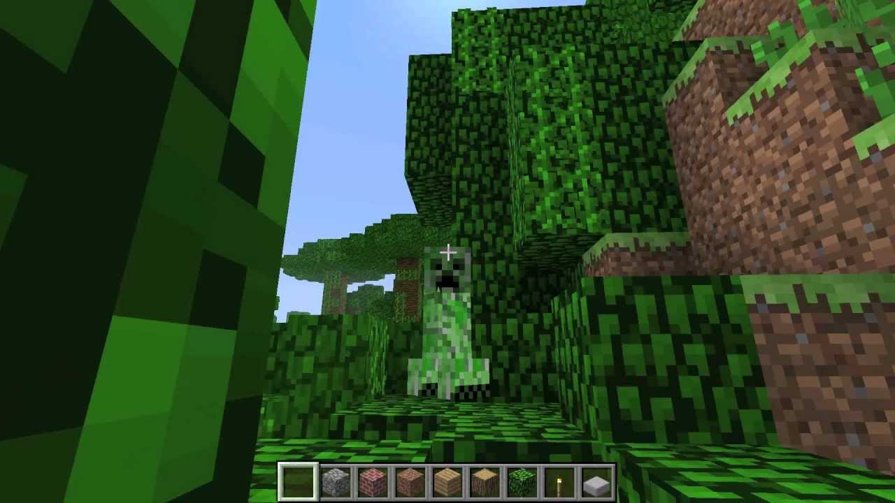 Minecraft 1.2.5 - ShapeShifter Mod Review - You are the creeper ...