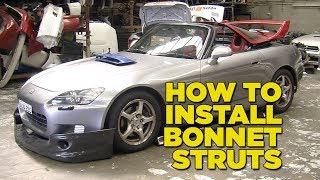 How to Install Bonnet Struts (Hood Dampers)