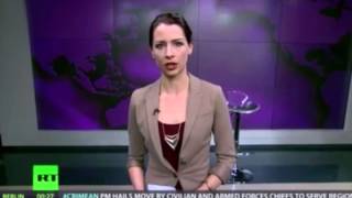 Russia Today anchor Abby Martin speaks out against Russian invasion of Crimea 3/3/2014