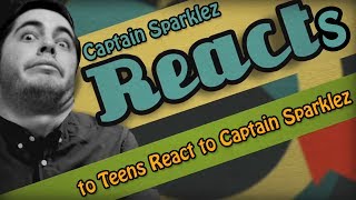 CaptainSparklez Reacts to Teens React to CaptainSparklez