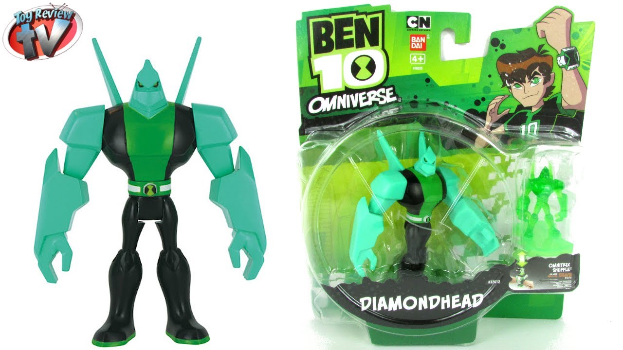 Ben 10 Omniverse Diamondhead Action Figure Toy Review, Bandai - YouTube