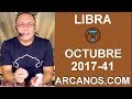 Video Horscopo Semanal LIBRA  del 8 al 14 Octubre 2017 (Semana 2017-41) (Lectura del Tarot)