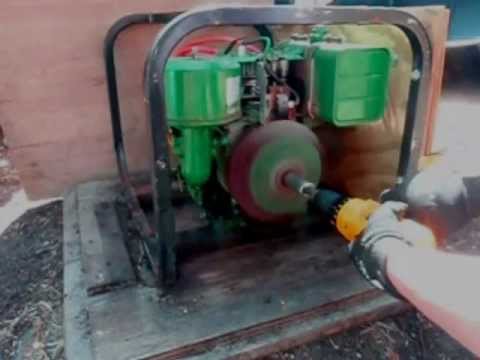 How to convert a generator recoil starter to an electric starter! - YouTube