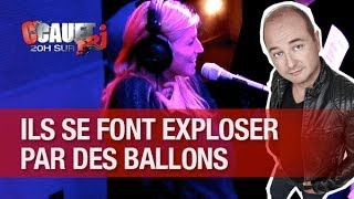 Marion, Julie et Jerem se font péter des ballons sur le ventre ! - C'Cauet sur NRJ