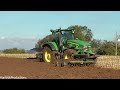 John Deere 7930 Ploughing With Front Furrow Press 2013