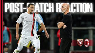 Coach Pioli and Ismaël Bennacer | Post-match reactions | Sassuolo v AC Milan