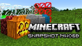 Minecraft: Lego Blocks, Swimming Slimes, and More! (Snapshot 14w06b)