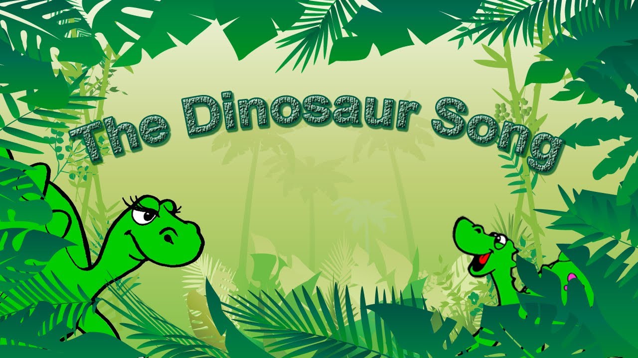 Dinosaur Song for Kids Learning English  Simple Song and 