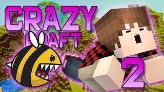 Minecraft: Crazy Craft Modded Survival Playthrough w/Mitch! Ep. 2 - KILLER BEE!