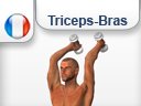 Extension des avant Bras avec halteres Triceps ( comment faire gym et à la maison )