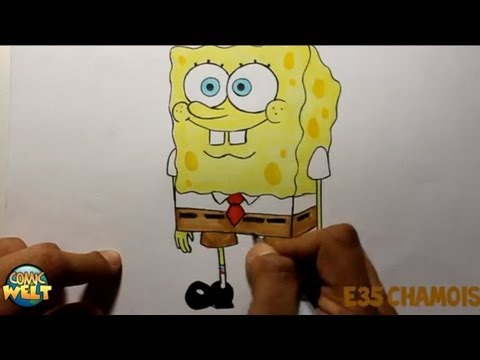 Wie zeichnet man Spongebob Schwammkopf - YouTube