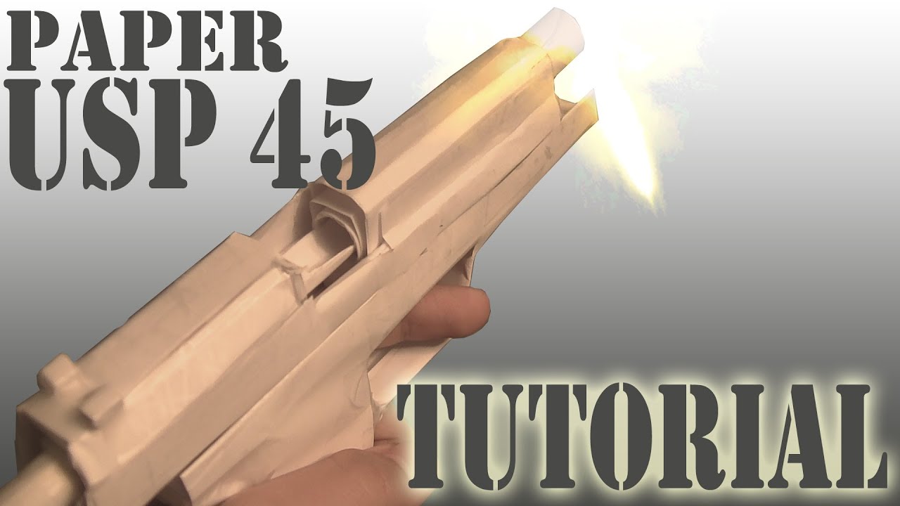 Как сделать usp s из бумаги Как сделать usp s из бумаги