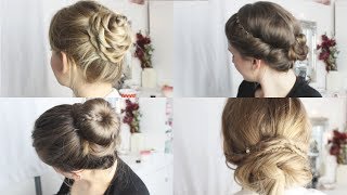 DUTTVARIATIONEN | 4 einfache & schicke Frisuren