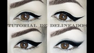 Tutorial de Delineados / Eyeliner tutorial  (ENGLISH SUBTITLES)