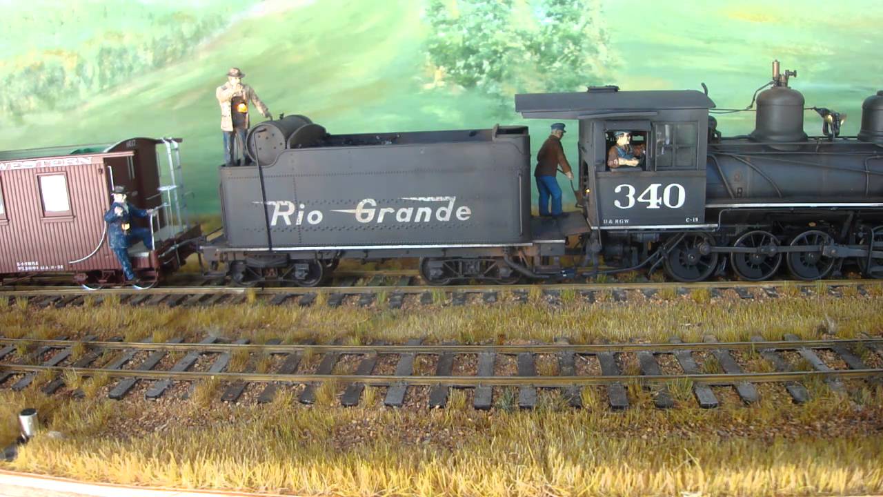 Model Railroad animations and lights Loco & Caboose YouTube